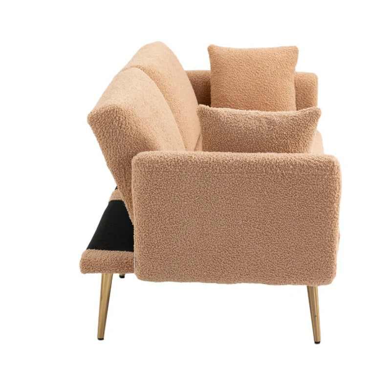 COOLMORE Velvet Sofa , Accent sofa .loveseat sofa with metal feet-海智集-Default-