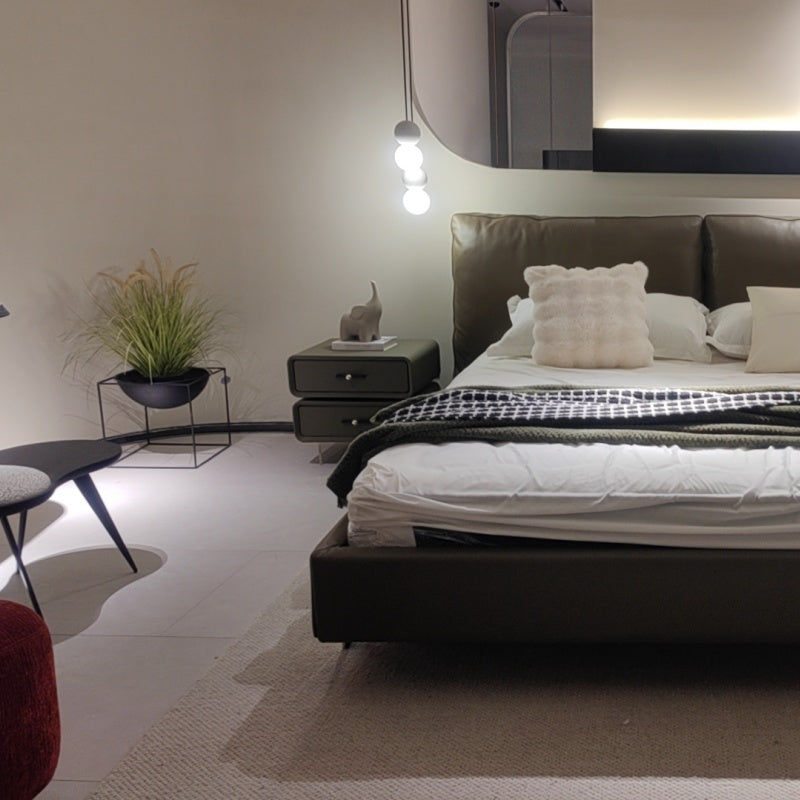 Dream in Comfort: Italian Fabric Tech Bed with Adjustable Features-海智集-