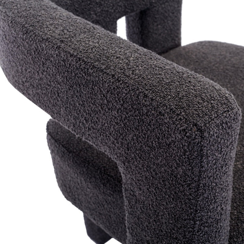COOLMORE Contemporary Designed Fabric Upholstered Accent/Dining Chair /Barrel Side Chairs Kitchen Armchair for Living Room 2PC/SET-海智集-Default-