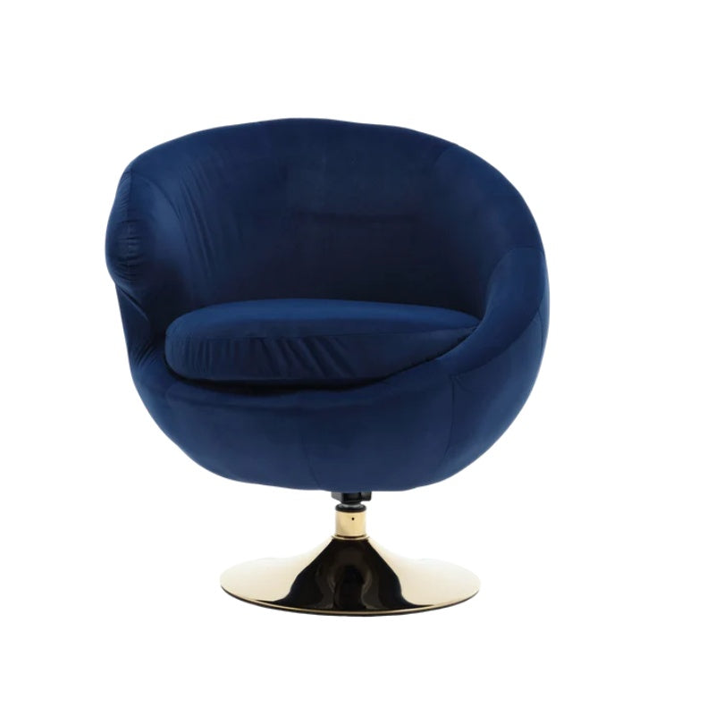 360 Degree Swivel Cuddle Barrel Accent Chairs, Round Armchairs with Wide Upholstered, Fluffy Fabric Chair for Living Room, Bedroom, Office, Waiting Rooms-海智集-Default-