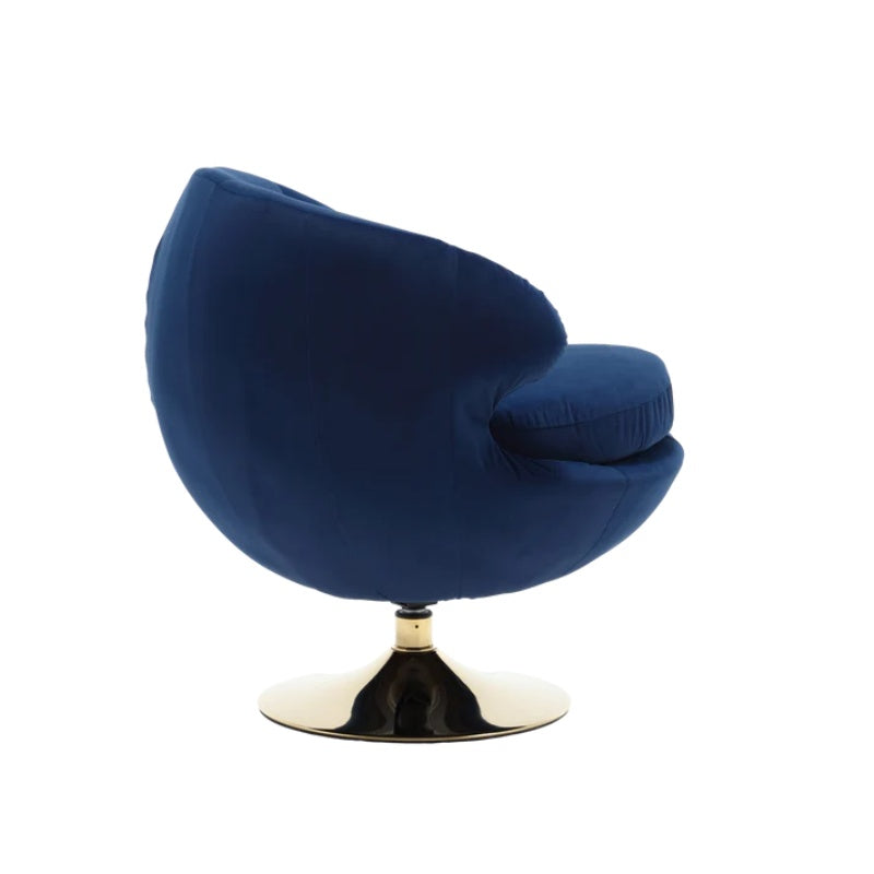 360 Degree Swivel Cuddle Barrel Accent Chairs, Round Armchairs with Wide Upholstered, Fluffy Fabric Chair for Living Room, Bedroom, Office, Waiting Rooms-海智集-Default-