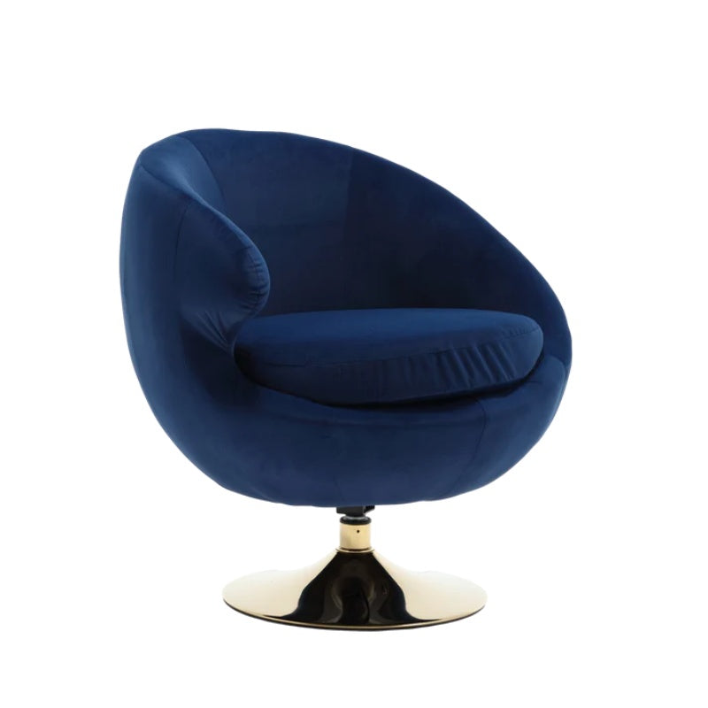 360 Degree Swivel Cuddle Barrel Accent Chairs, Round Armchairs with Wide Upholstered, Fluffy Fabric Chair for Living Room, Bedroom, Office, Waiting Rooms-海智集-Default-