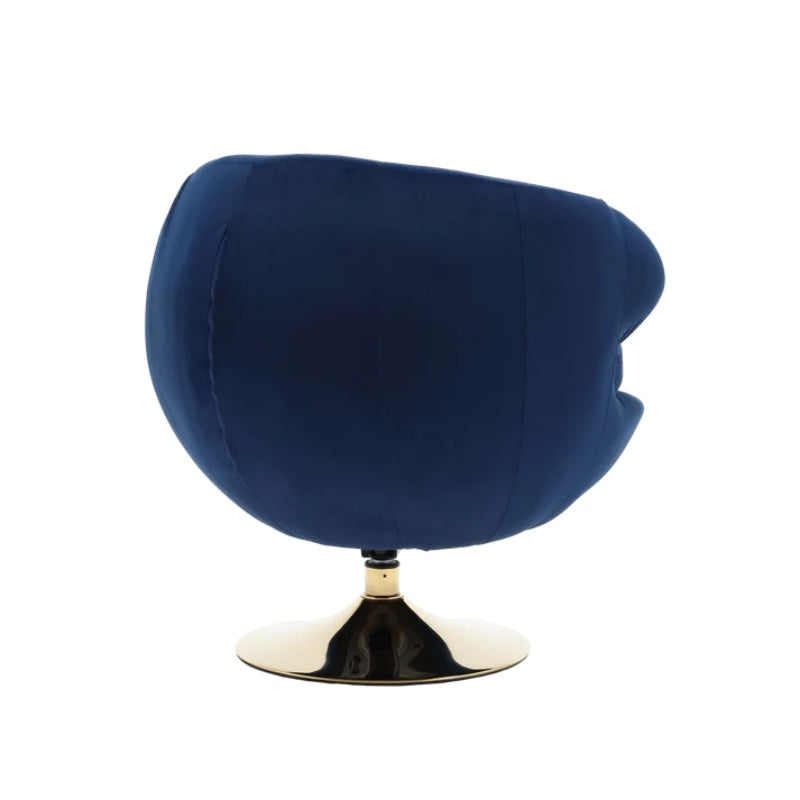 360 Degree Swivel Cuddle Barrel Accent Chairs, Round Armchairs with Wide Upholstered, Fluffy Fabric Chair for Living Room, Bedroom, Office, Waiting Rooms-海智集-Default-