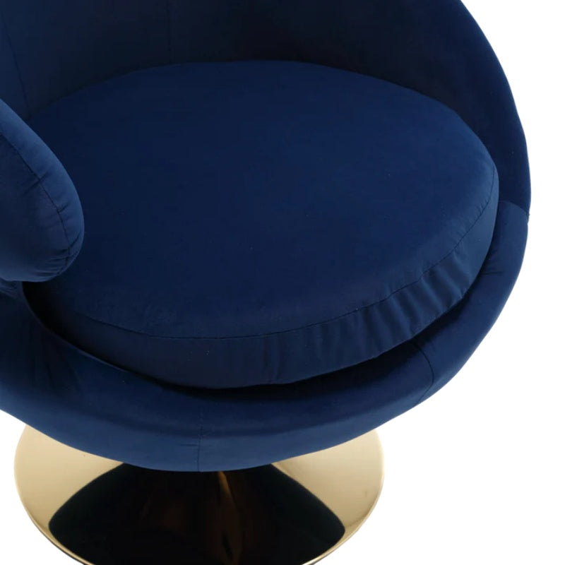 360 Degree Swivel Cuddle Barrel Accent Chairs, Round Armchairs with Wide Upholstered, Fluffy Fabric Chair for Living Room, Bedroom, Office, Waiting Rooms-海智集-Default-