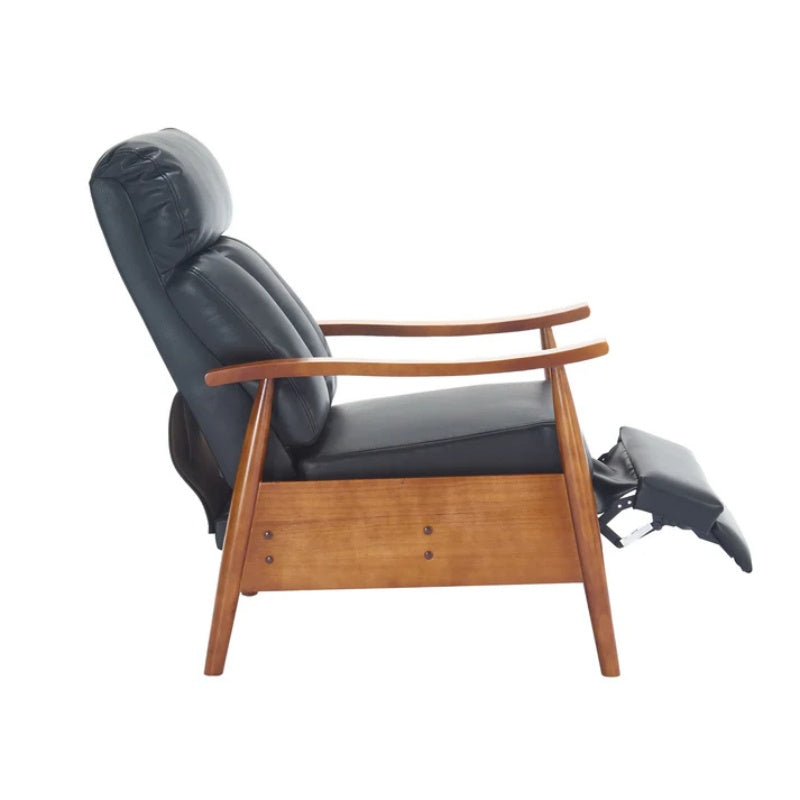 COOLMORE Wood Frame Armchair, Modern Accent Chair Lounge Chair for Living Room-海智集-Default-
