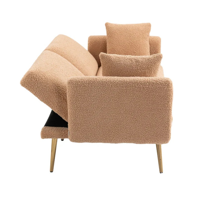 COOLMORE Velvet Sofa , Accent sofa .loveseat sofa with metal feet-海智集-Default-