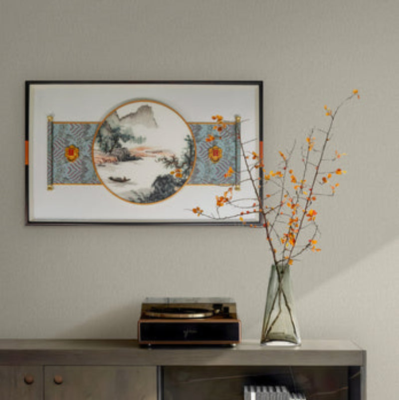 Chinese Calligraphy Wall Art - New Style Ink Wash Scroll for Zen Decor, Study Room/Teahouse Decoration-海智集-