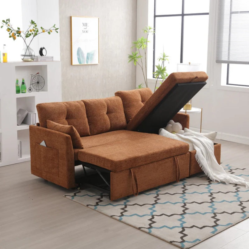 UNITED WE WIN-Furniture, modular L-shaped sofa, modular long sofa with reversible chaise lounge, Sofa bed, Sleeper sofa, modular sofa combination with storage seats.-海智集-Default-