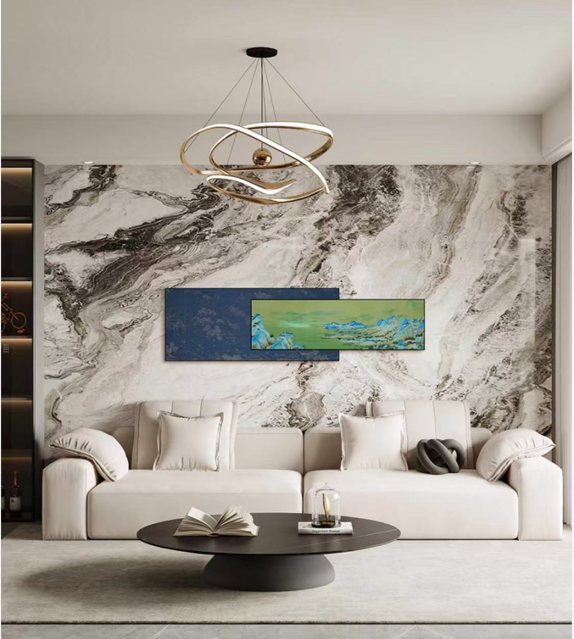 Decorative Art-Landscape Painting - Green and Green-海智集-