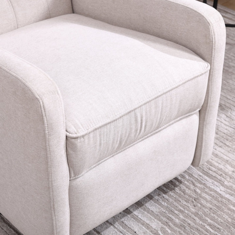 COOLMORE Rocking Recliner Chair,360 Degree Swivel Nursery Rocking Chair,Glider Chair,Modern Small Rocking Swivel Recliner Chair for Bedroom,Living Room Chair Home Theater Seat (Beige)-海智集-Default-