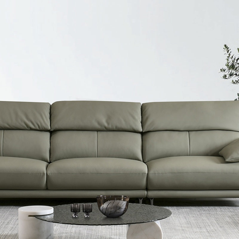 Jinxuan Series Genuine leather sofa, Italian light Luxury four-seater Ginsin-C B3731-海智集-