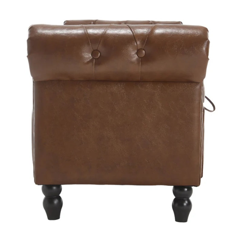 Coolmore Storage Ottoman 55.12 Inches Upholstered Fabric Storage Ottoman Bench,Button Tufted Ottoman with Storage for Living Room,Bedroom End of Bed Bench Withstands 275lbs-海智集-Default-