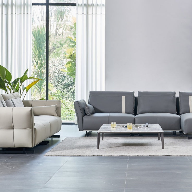 Scandinavian Leather Armchair | Perfect Companion for Reading Nooks-海智集-