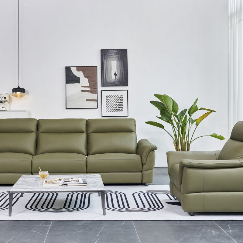 Emerald sofa, bedroom, living room, leather comfort, Italian style, soft and modern-海智集-