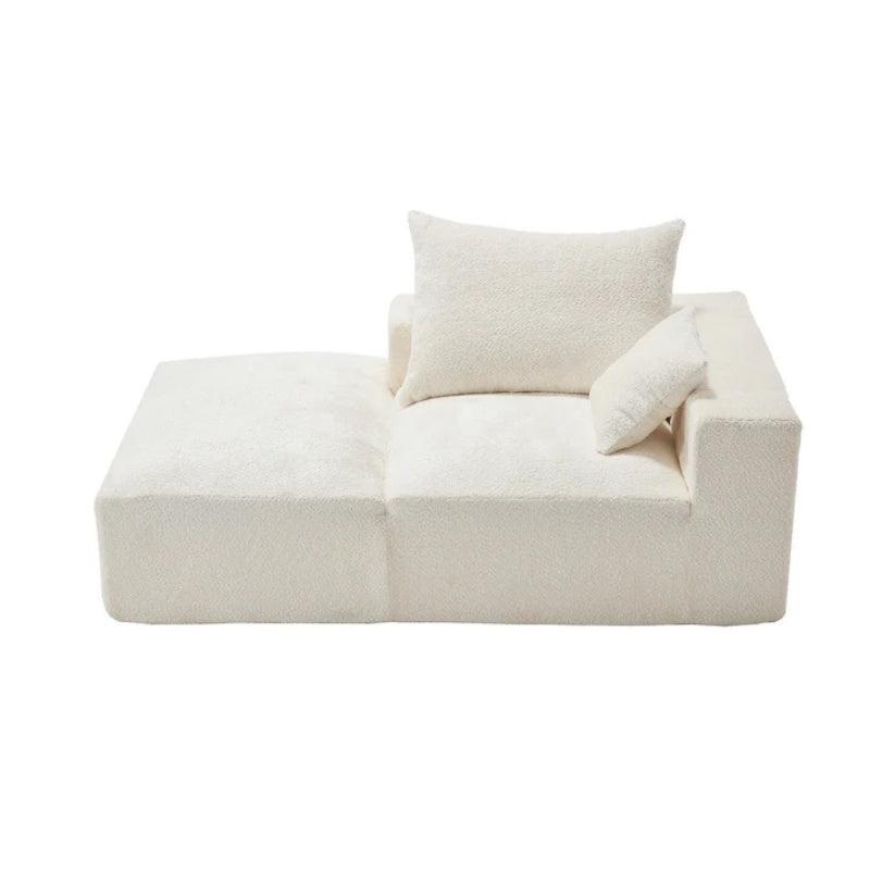 UNITED WE WIN Memory Foam 2-Seater Couch, No Installation & Easy to Transport, Deep Seat Modern Sofa with Chenille Fabric, Couch for Living Room, Bedroom, Apartment, Home Office-海智集-Default-