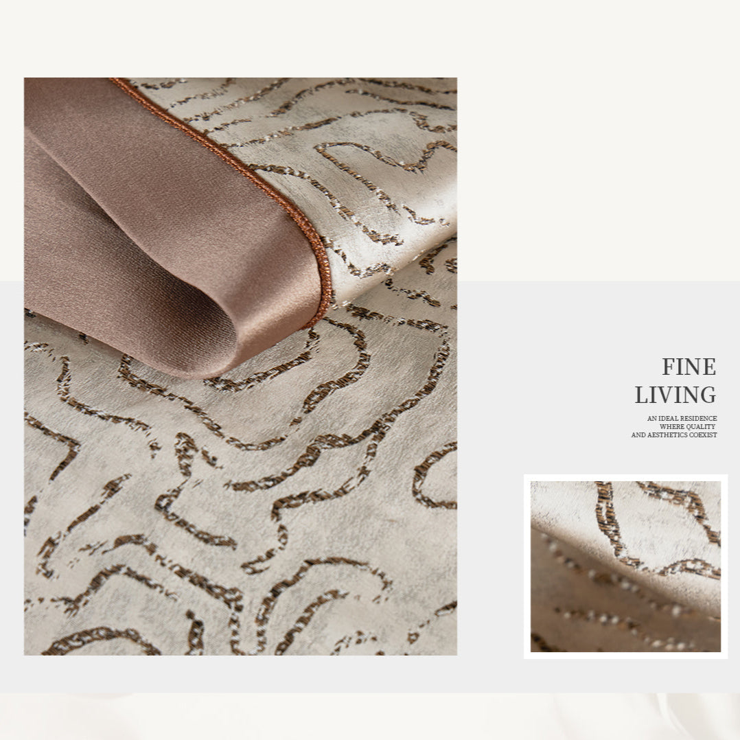 Ink fragrance and cloud ink Curtain:expertly crafted from natural fibers for a luxurious touch-海智集-