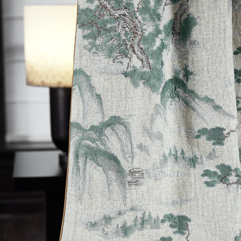 Fengling Cangyu Curtain:expertly crafted from natural fibers for a luxurious touch-海智集-