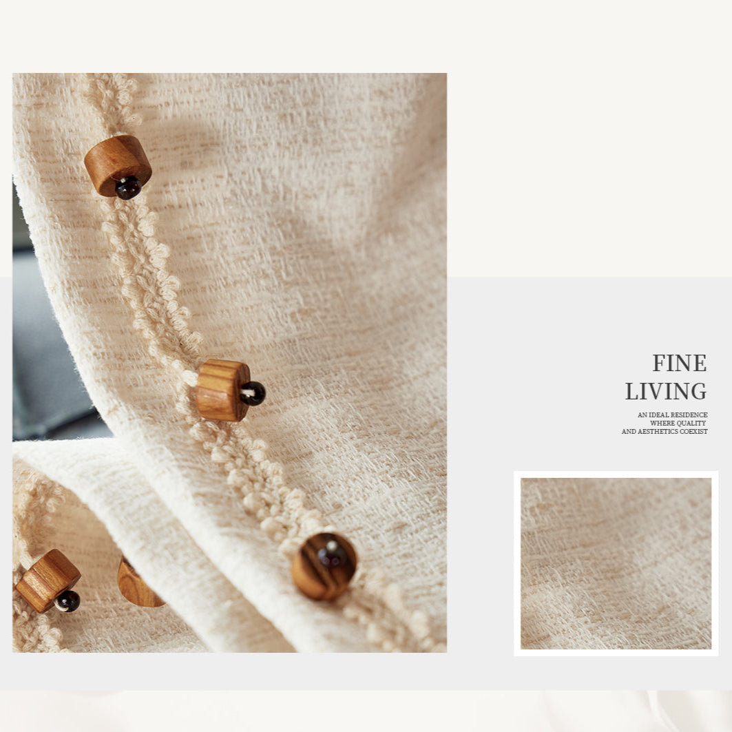 Summer Memories Curtain:expertly crafted from natural fibers for a luxurious touch-海智集-
