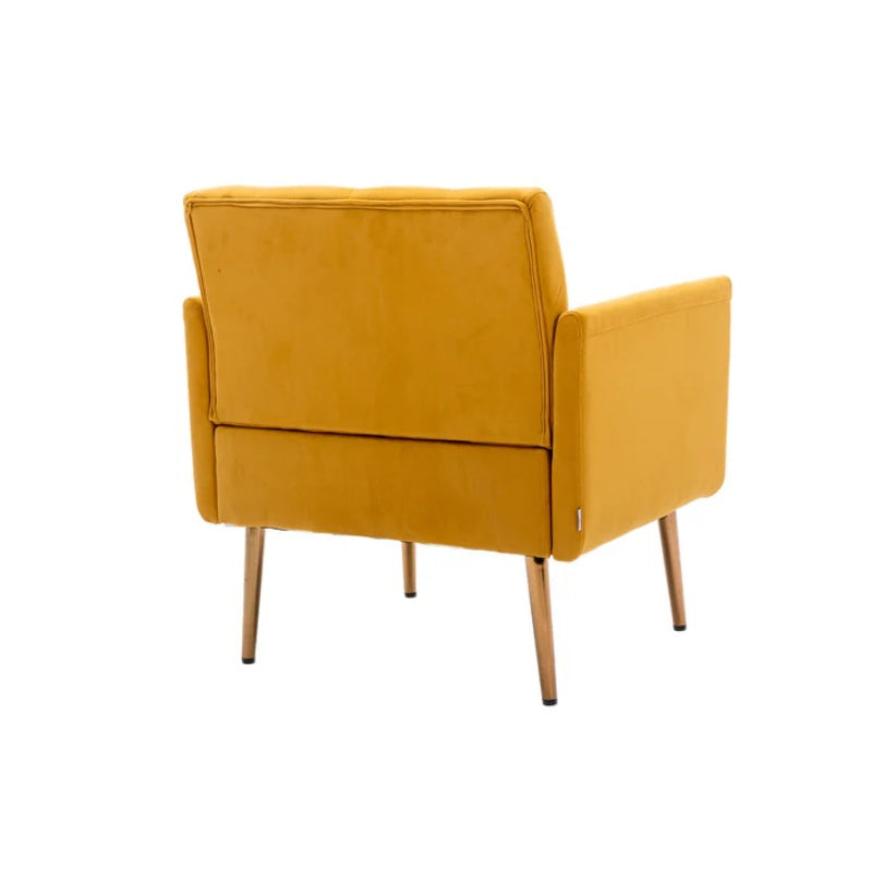 COOLMORE Accent Chair ,leisure single sofa with Rose Golden feet-海智集-Default-