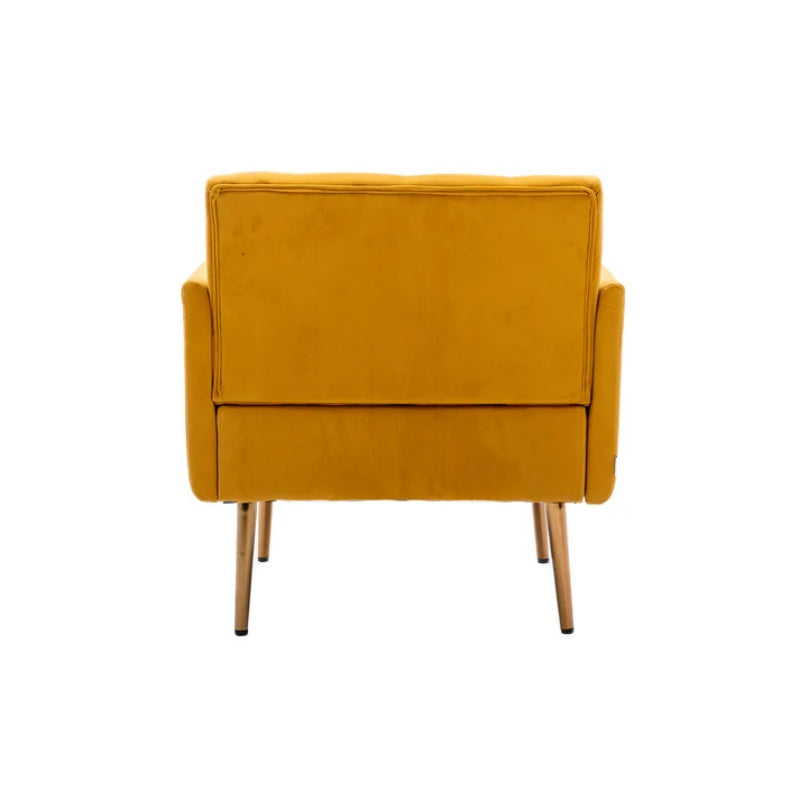 COOLMORE Accent Chair ,leisure single sofa with Rose Golden feet-海智集-Default-