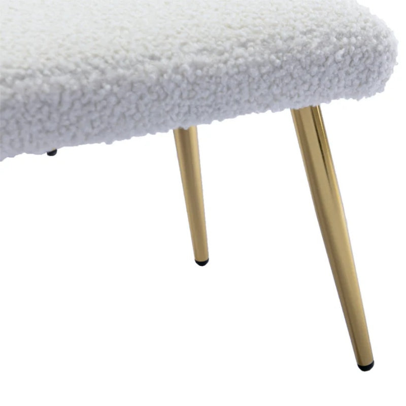 COOLMORE Velvet Accent Chair with Adjustable Armrests and Backrest, Button Tufted Lounge Chair, Single Recliner Armchair with Ottoman-海智集-Default-