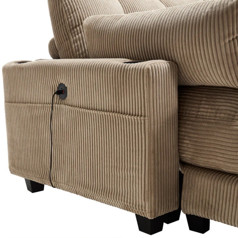 UNITED WE WIN Sleeper Sofa Couch Bed,Oversized Chaise Lounge Chair Cozy Cloud Couch-海智集-Default-