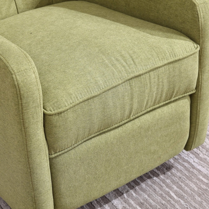 COOLMORE Rocking Recliner Chair,360 Degree Swivel Nursery Rocking Chair,Glider Chair,Modern Small Rocking Swivel Recliner Chair for Bedroom,Living Room Chair Home Theater Seat (Ovive Green)-海智集-Default-