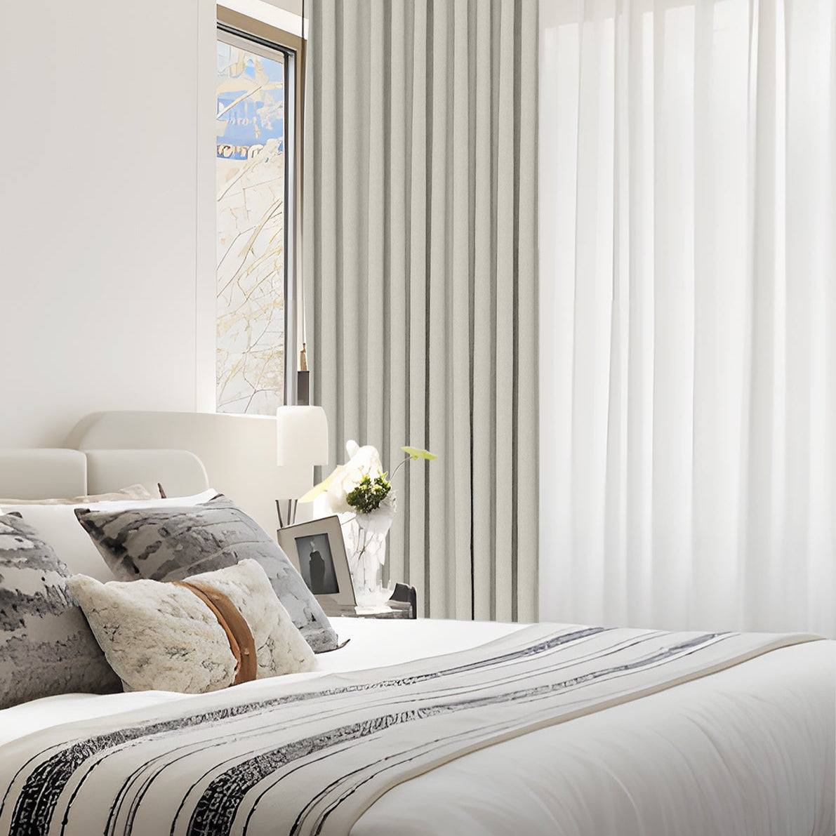 Yafan Curtains: Perfect for those who appreciate refined aesthetics and effective solutions in window treatment.-海智集-