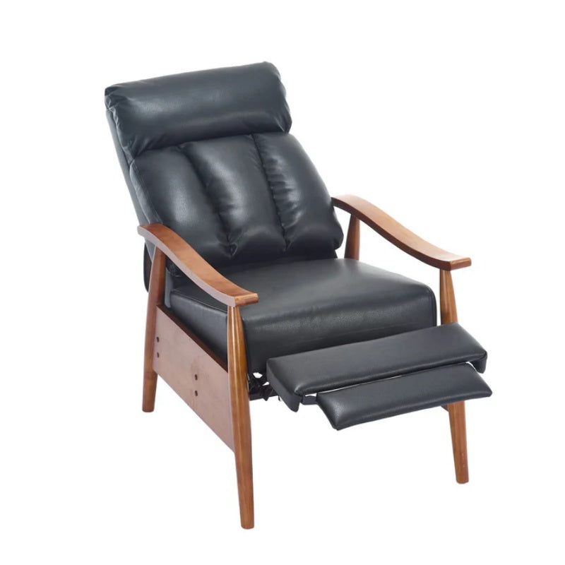 COOLMORE Wood Frame Armchair, Modern Accent Chair Lounge Chair for Living Room-海智集-Default-