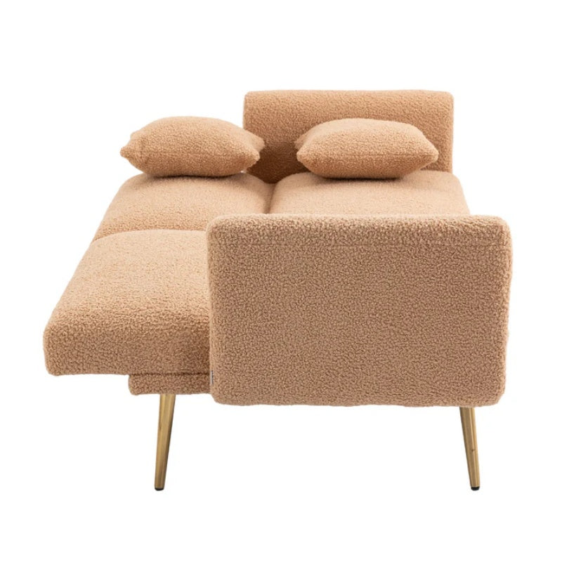 COOLMORE Velvet Sofa , Accent sofa .loveseat sofa with metal feet-海智集-Default-
