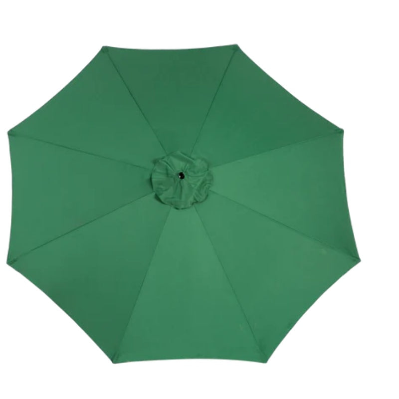 Best Choice Products 10ft Offset Hanging Market Patio Umbrella w/Easy Tilt Adjustment, Polyester Shade, 8 Ribs for Backyard, Poolside - ( Dark green )(No Base)-海智集-Default-