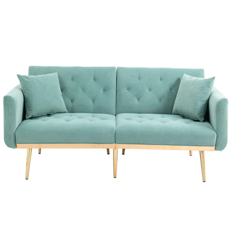 COOLMORE Velvet Sofa , Accent sofa .loveseat sofa with metal feet-海智集-Default-