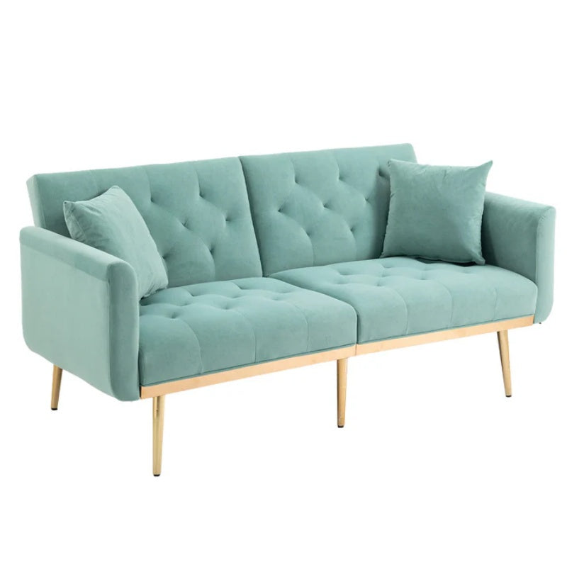 COOLMORE Velvet Sofa , Accent sofa .loveseat sofa with metal feet-海智集-Default-