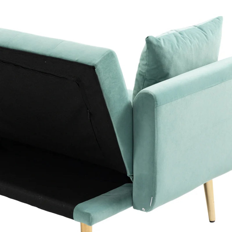 COOLMORE Velvet Sofa , Accent sofa .loveseat sofa with metal feet-海智集-Default-
