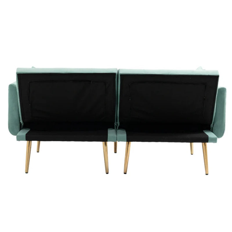 COOLMORE Velvet Sofa , Accent sofa .loveseat sofa with metal feet-海智集-Default-