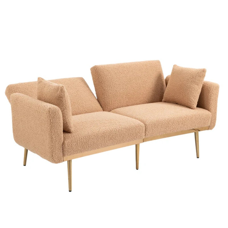 COOLMORE Velvet Sofa , Accent sofa .loveseat sofa with metal feet-海智集-Default-