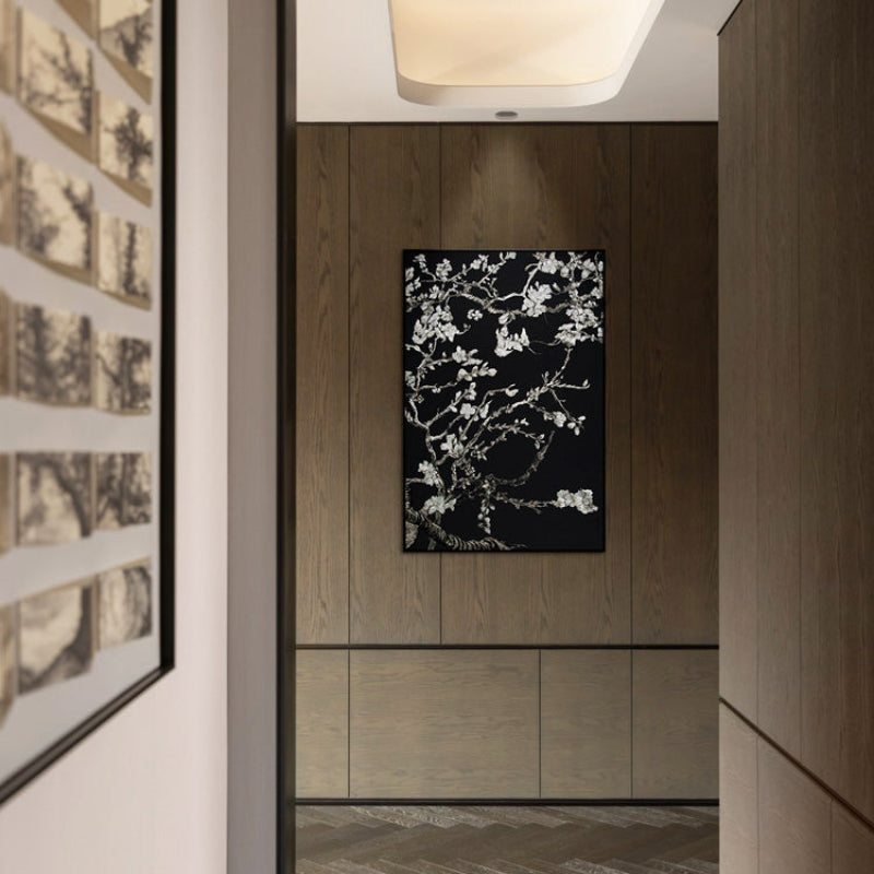 Apricot Blossom Shadows in Vernal Light——Chinese-style wall hanging painting-海智集-