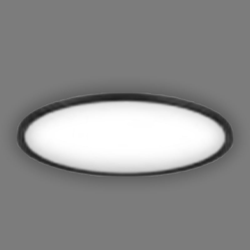 LED Edge-Lit Pendant Light - Ultra Bright 36W/40W/48W Round Hanging Light Fixture, 400mm Diameter, Monopoint Design with Aluminum Frame for Versatile Ceiling or Surface Installation-海智集-