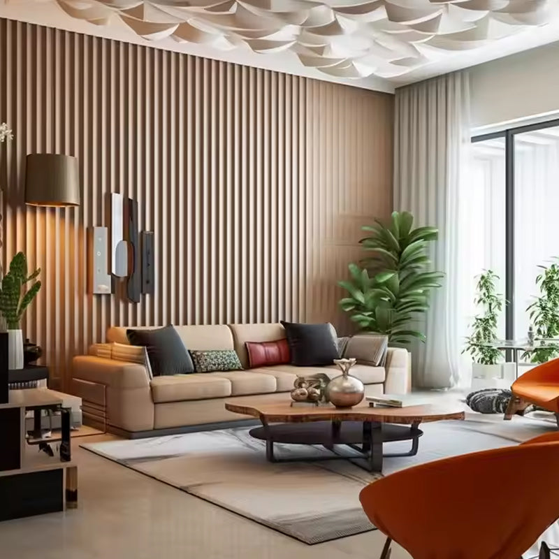 Wallpaper/wall and 3d Interior Decorative Wpc Wall Panel Waterproof Pvc Great Decoration-海智集-