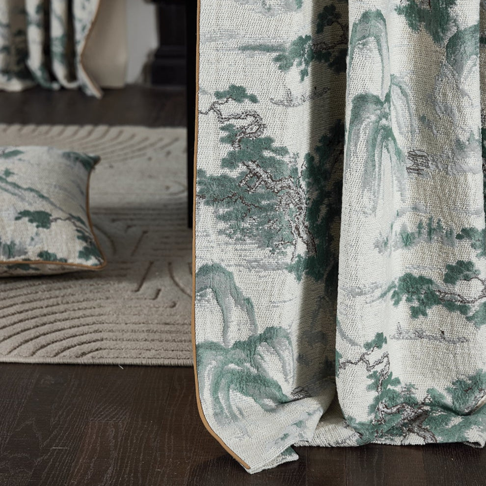 Fengling Cangyu Curtain:expertly crafted from natural fibers for a luxurious touch-海智集-