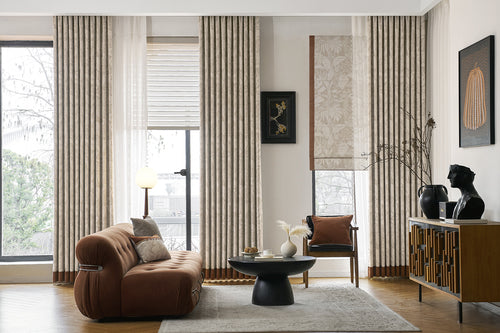 Misty Forest Fairyland Curtain:the artistry of color-woven jacquard meets superior light-blocking performance, softness, and an exquisite drape-海智集-