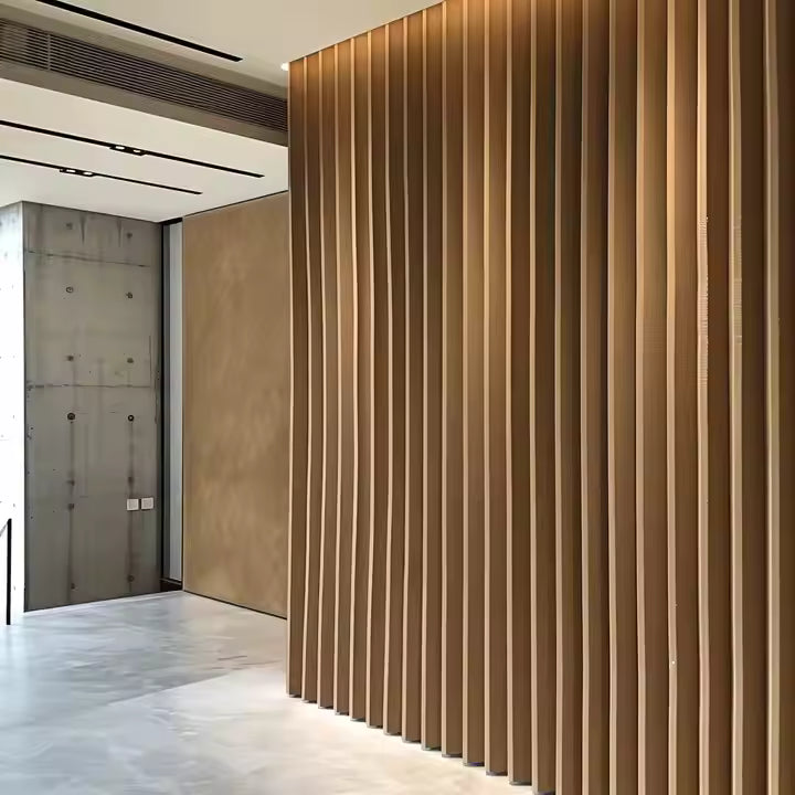 لوح ألياف خشبي متوسط الكثافة وعالي الكثافة 1220*2440 مم، لوح ألياف خشبي ممتص للصوت، لوح ألياف خشبي عازل للصوت