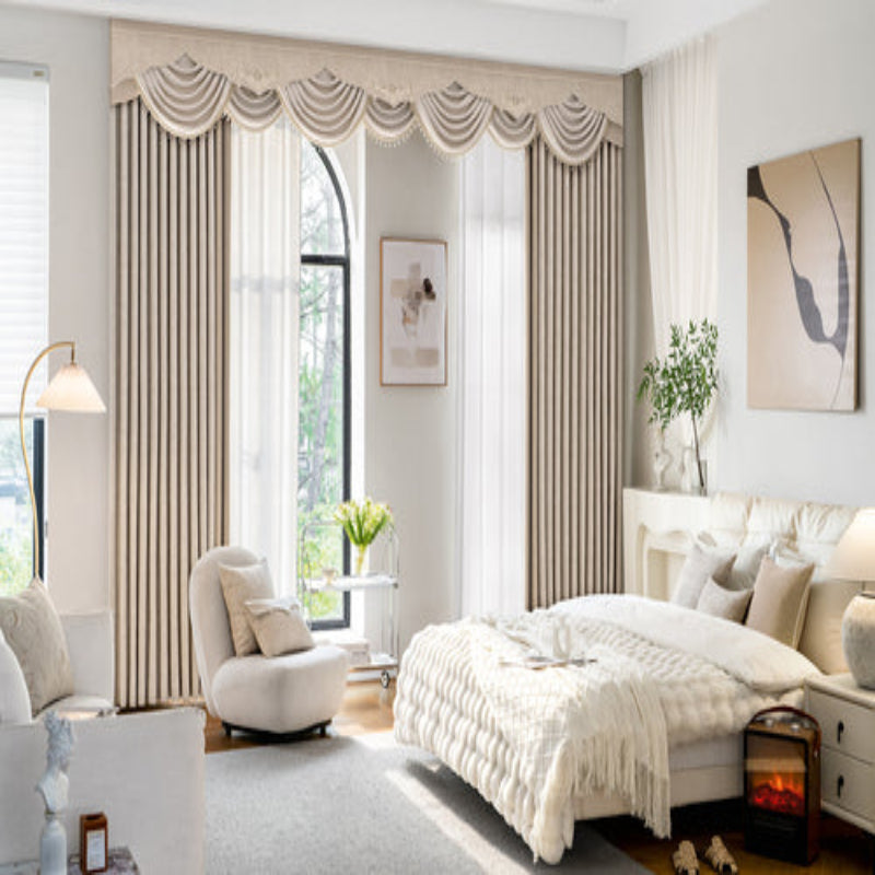 Jinfeng Yulu curtains: Excellent drape and resistance to deformation, made of high-weight fabric-海智集-