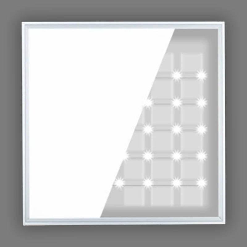 IP65 EDGE-LIT LED Panel Light 18W - Ultra Bright Cleanroom Lighting, 300x300x9mm - Ideal for Hospitals & Food Production Facilities - Proven Hygiene Safety with IP54 Rating-海智集-