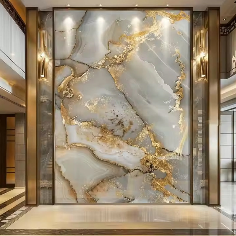 Custom Design Uv Marble Board Waterproof for Interior Pvc Wall Panel Plastic Uv Marble Sheet-海智集-