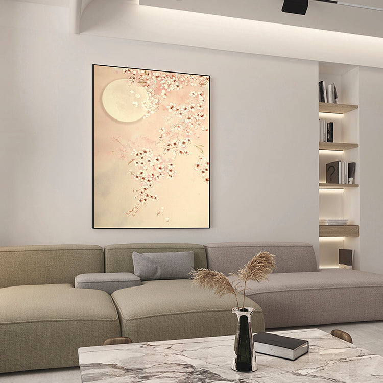 Decorative Art-Drooping Branches and Flowing Rosy Clouds-海智集-