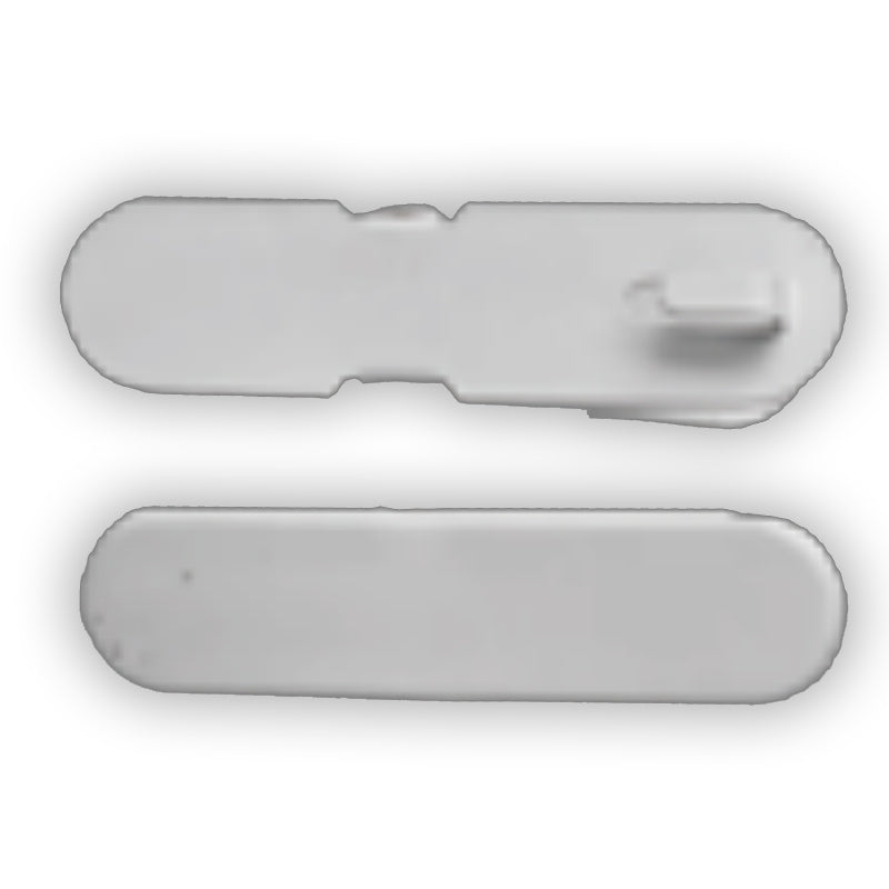 Heavy-Duty White Clips for Pegboard - Premium Quality Aluminum Accessories, Strong and Durable for Versatile Use-海智集-