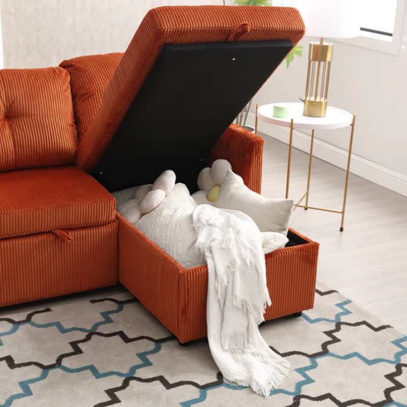 UNITED WE WIN-Furniture, modular L-shaped sofa, modular long sofa with reversible chaise lounge, Sofa bed, Sleeper sofa, modular sofa combination with storage seats.-海智集-Default-
