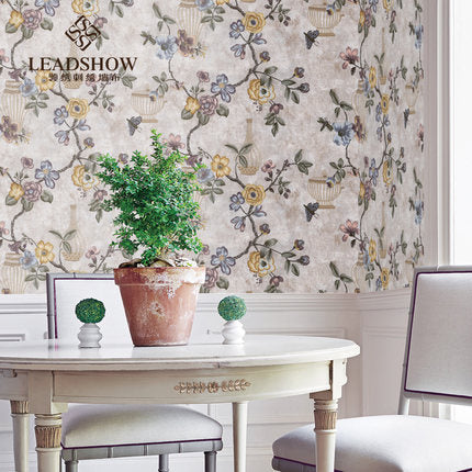 Holiday Rome Wallpaper: A casual space created by embroidered wall fabric-海智集-