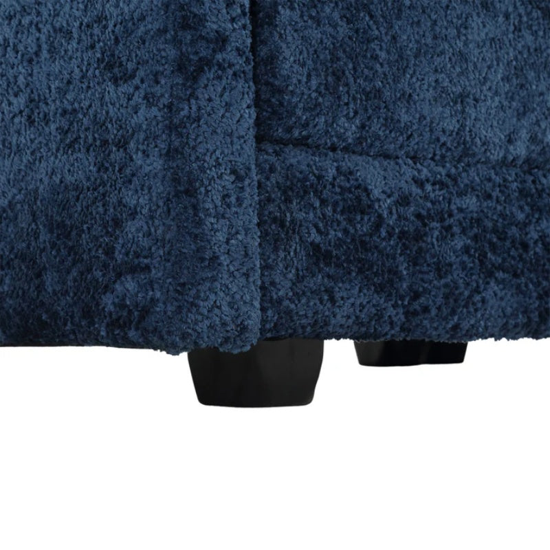 Modern Large L-Shape Sectional Chenille fabric, movable pedals, detachable armrests, oversized three-seat Sofa-海智集-Default-